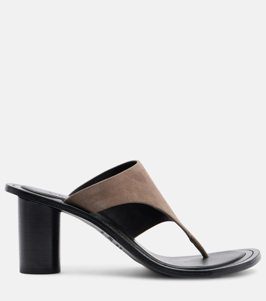 A.Emery Hardie suede thong sandals