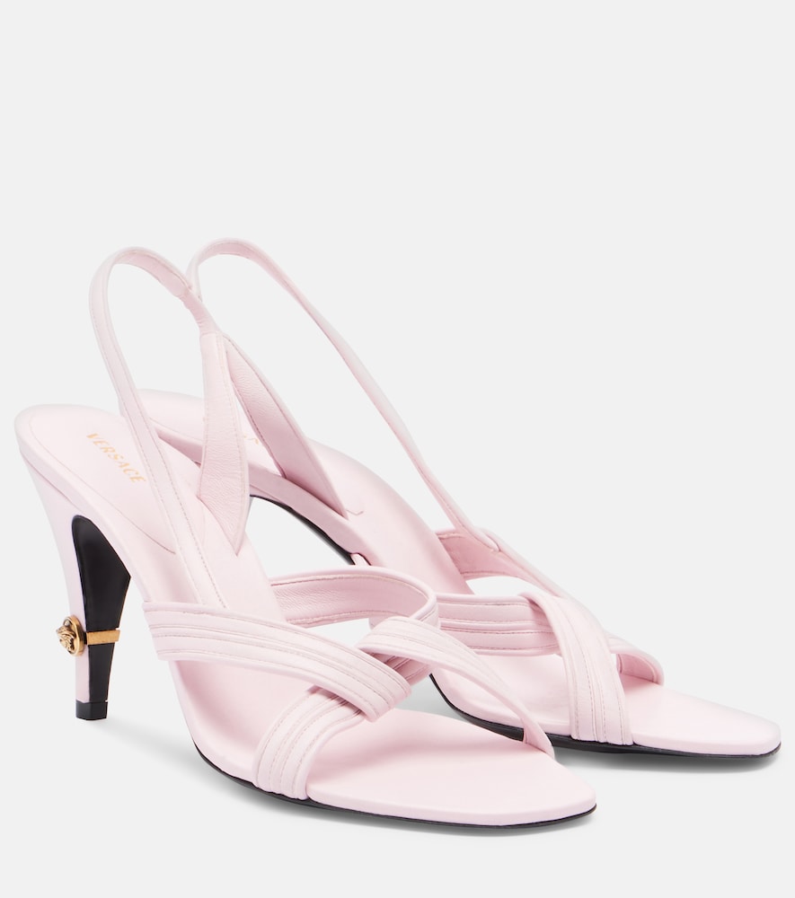 Versace Gianni Medusa leather slingback sandals