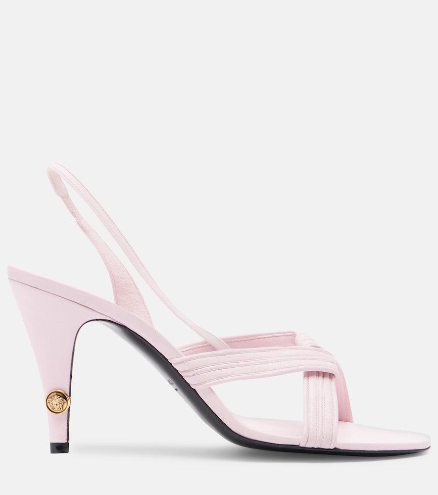 Versace Gianni Medusa leather slingback sandals