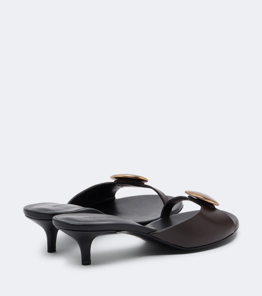 Christopher Esber Aura Quartz leather mules