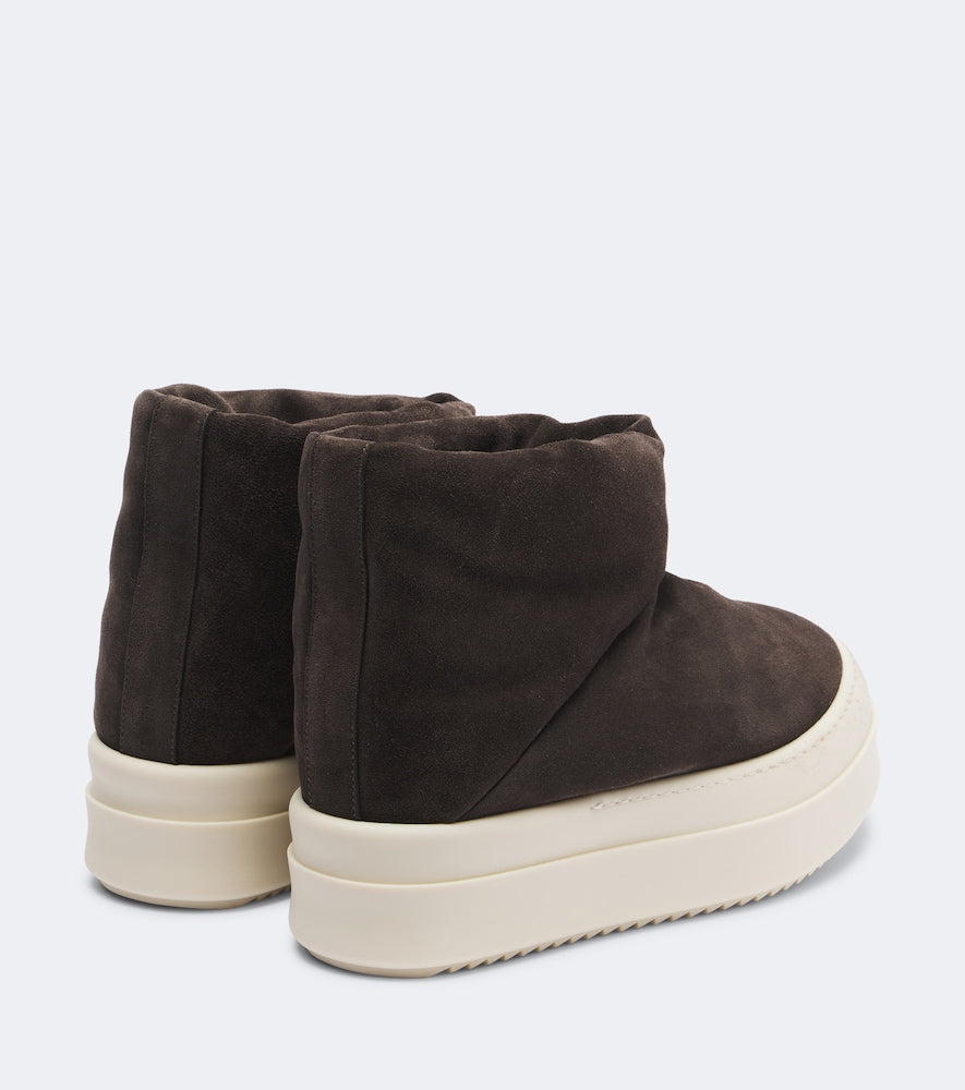 Rick Owens Mega Bumper suede ankle boots
