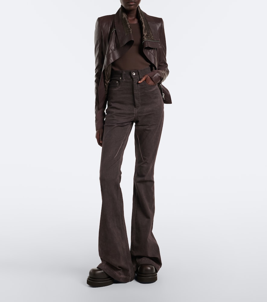 Rick Owens Beatle leather platform Chelsea boots