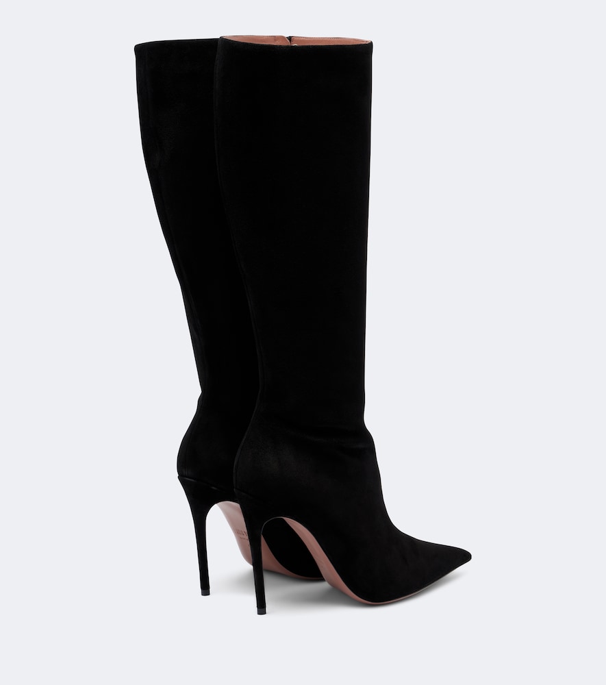 Paris Texas Vera suede knee-high boots