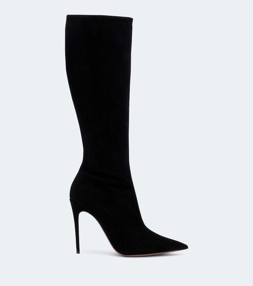 Paris Texas Vera suede knee-high boots