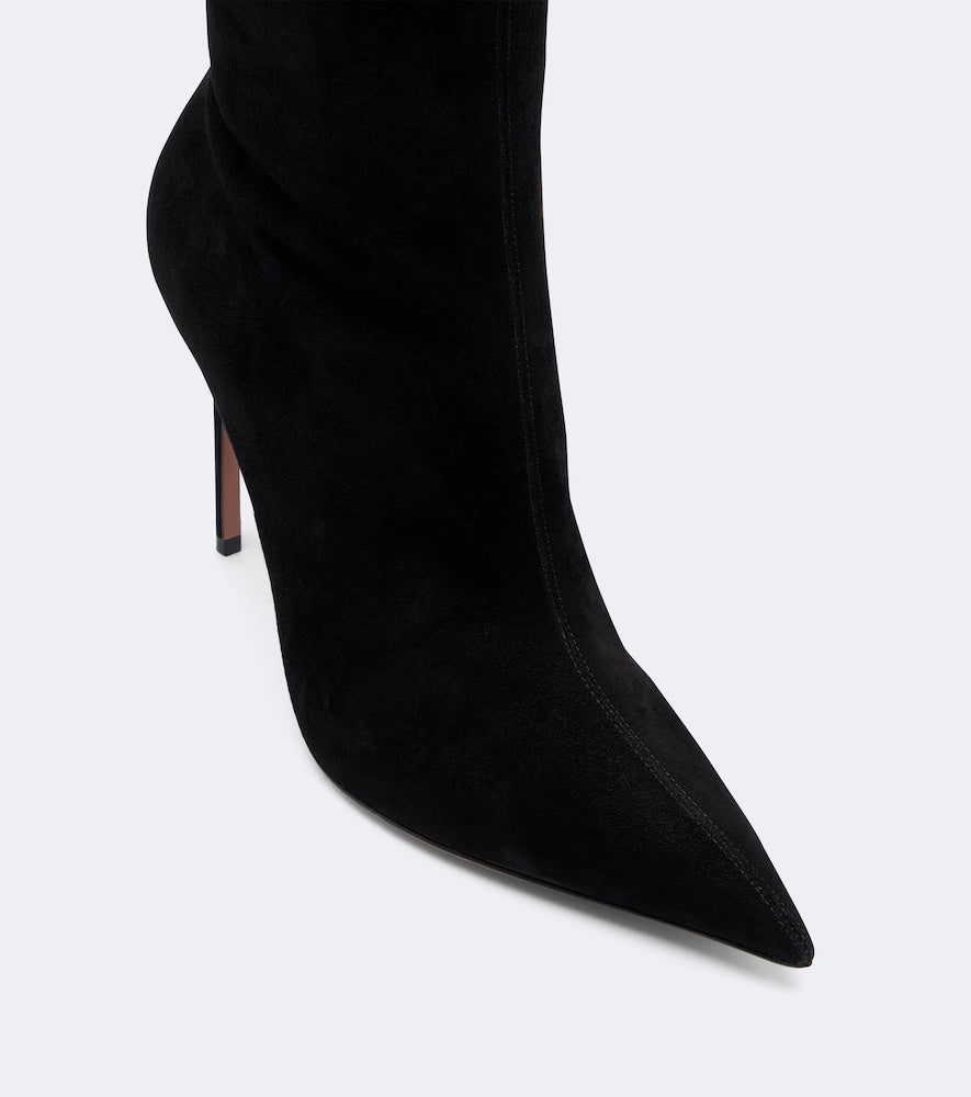 Paris Texas Vera suede knee-high boots