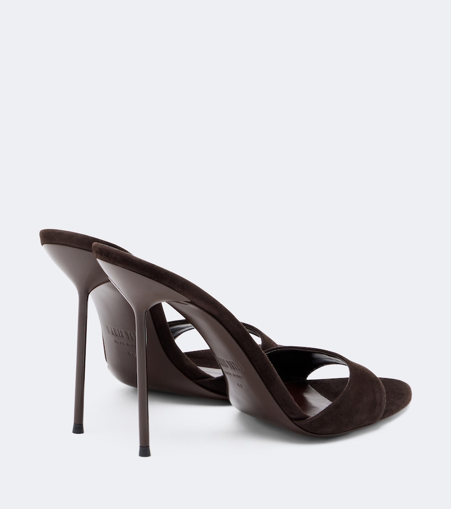 Paris Texas Lidia suede mules