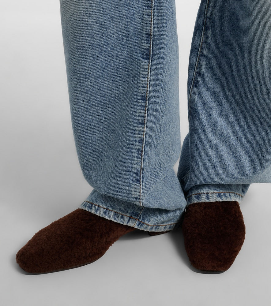 Herbert Levine Soft Touch shearling loafers