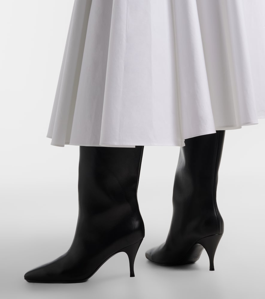 Herbert Levine Silhouette leather knee-high boots