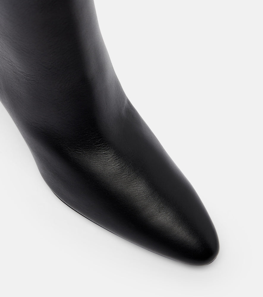 Herbert Levine Silhouette leather knee-high boots