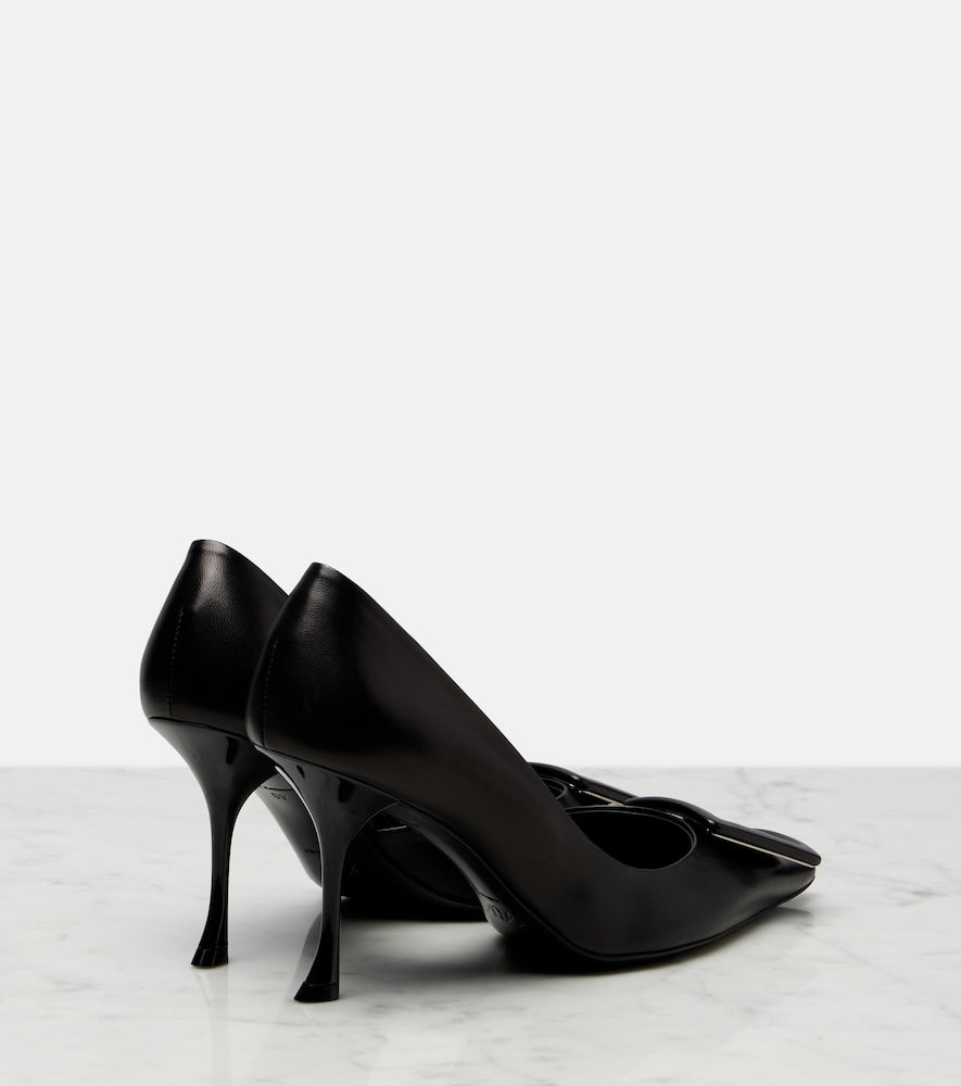 Black Roger Vivier Viv' In The City leather pumps - Mid Heel Pumps