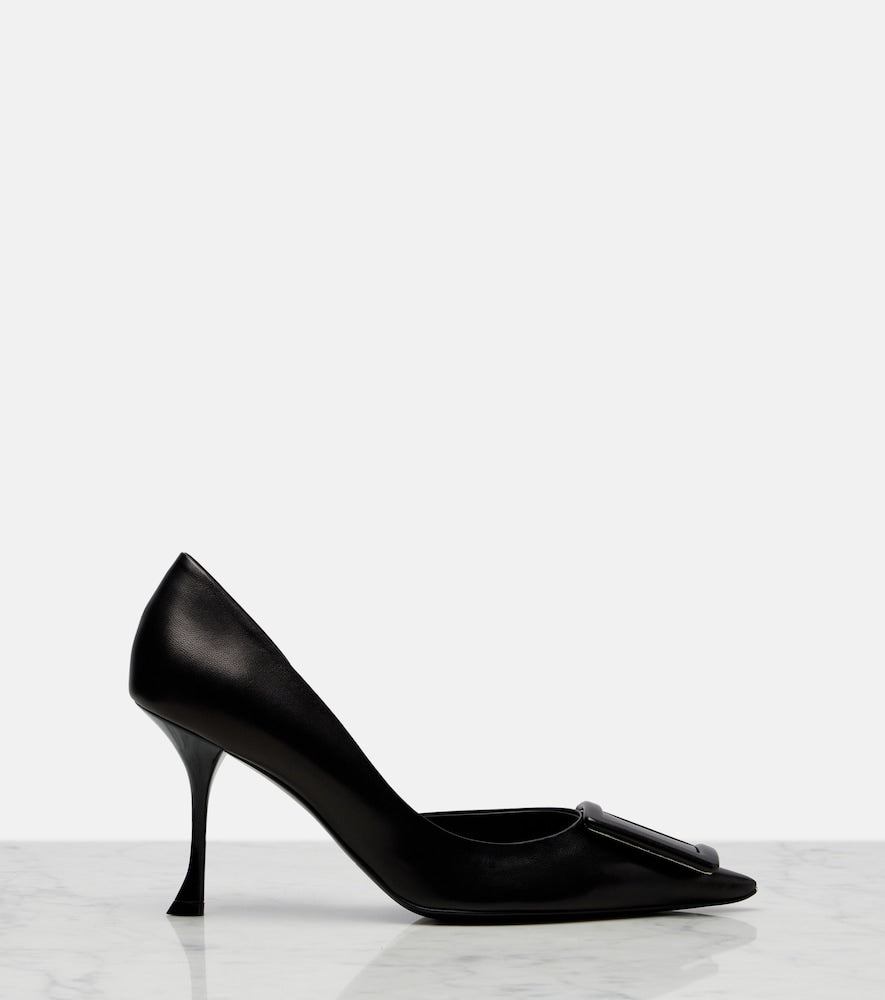 Black Roger Vivier Viv' In The City leather pumps - Mid Heel Pumps