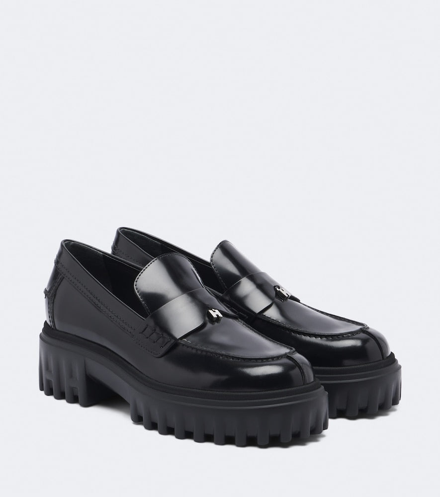 Hogan H700 leather loafers