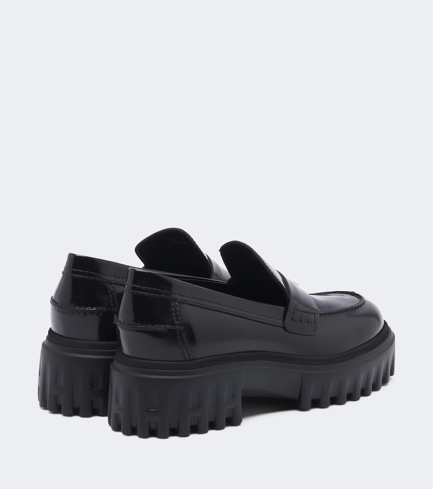 Hogan H700 leather loafers