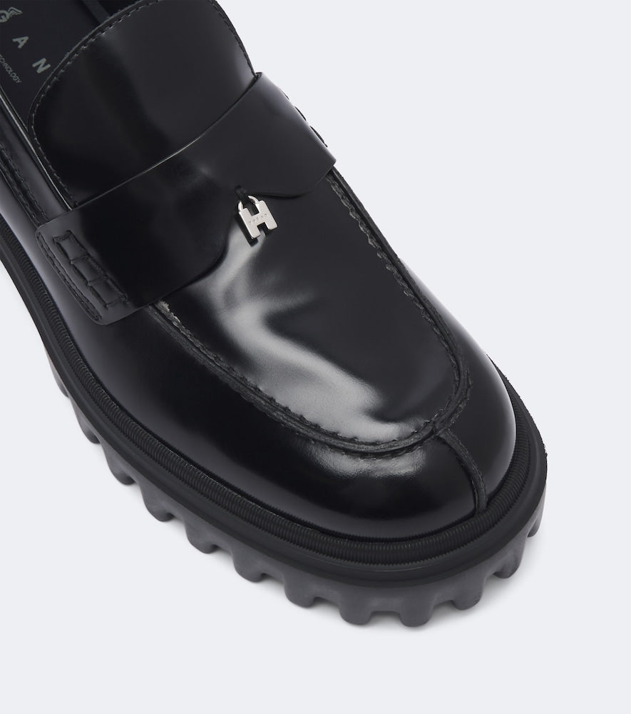 Hogan H700 leather loafers