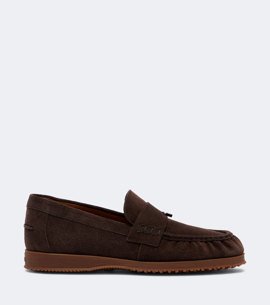 Hogan Traditional suede loafers