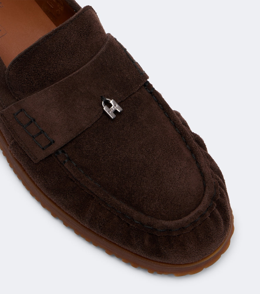 Hogan Traditional suede loafers