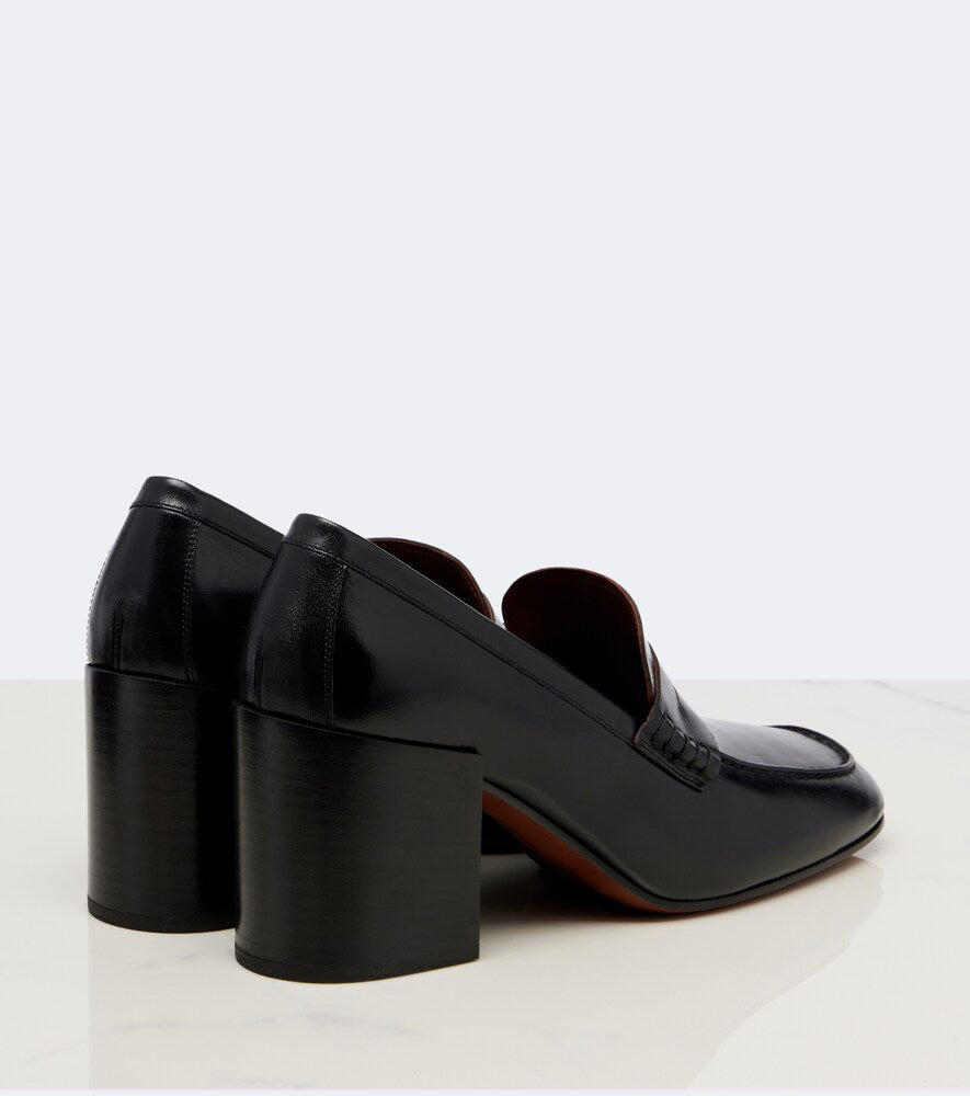 Black Dries Van Noten Leather penny loafers - Loafers