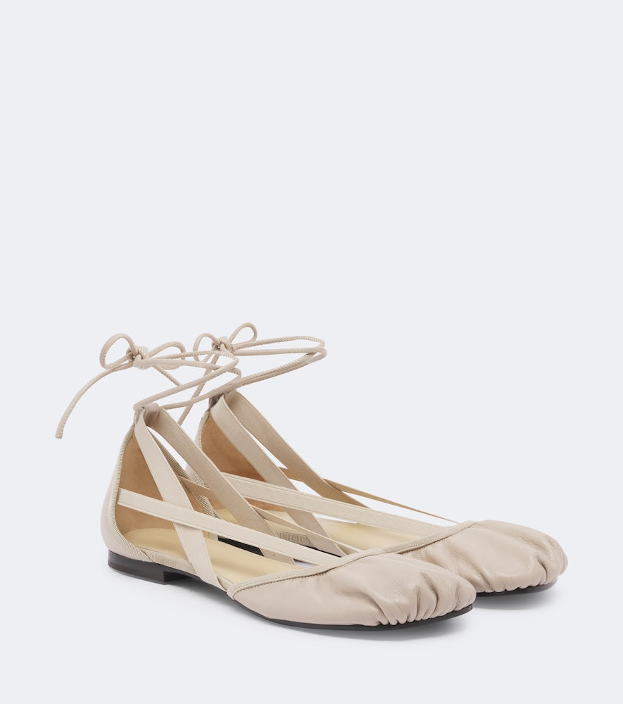 Lemaire Pedille leather ballet flats