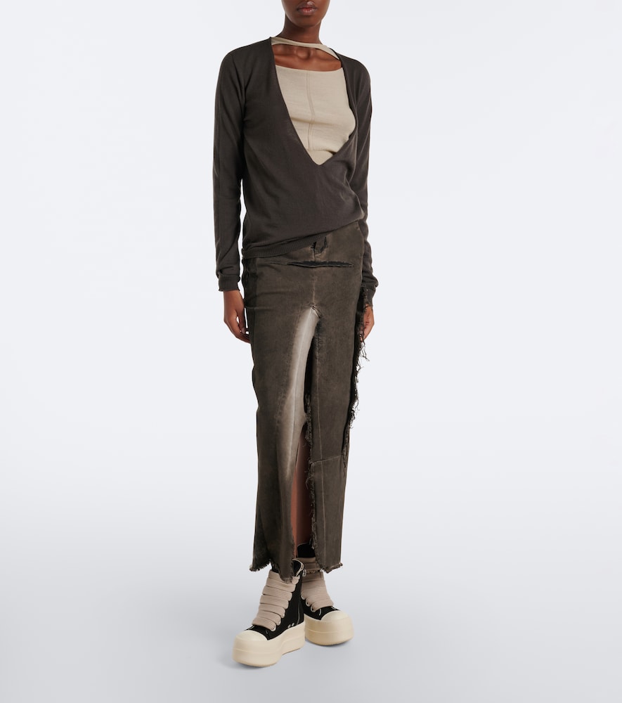 Rick Owens DRKSHDW Jumbolace canvas sneakers