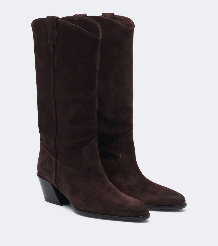 Staud Monty suede knee-high boots