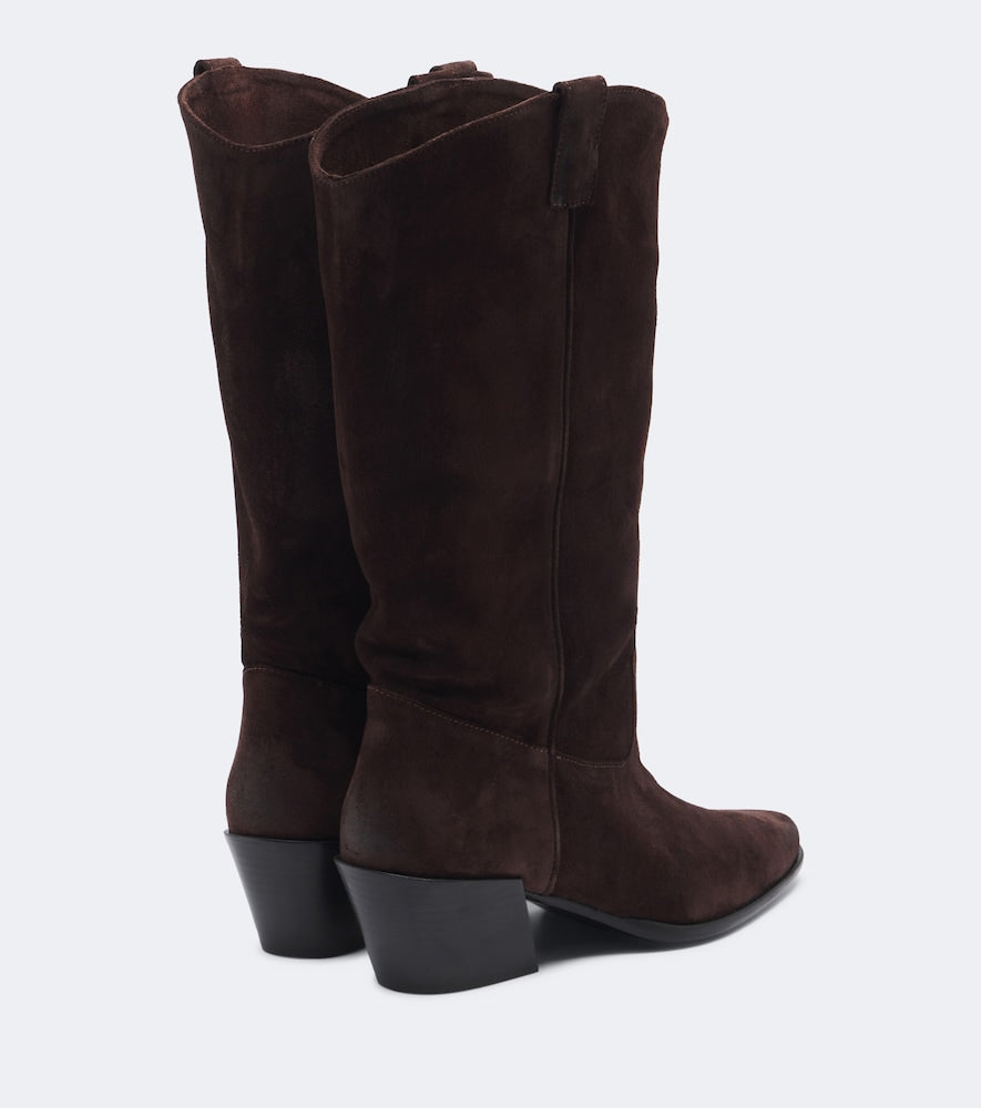 Staud Monty suede knee-high boots