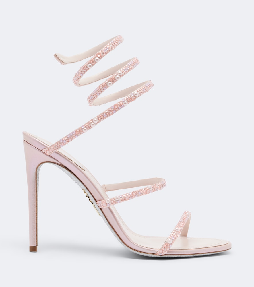 Rene Caovilla Cleo Swarovski -embellished leather sandals
