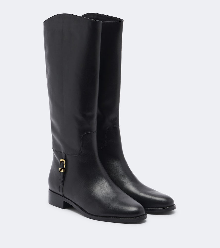 Veronica Beard Arabelle leather knee-high boots