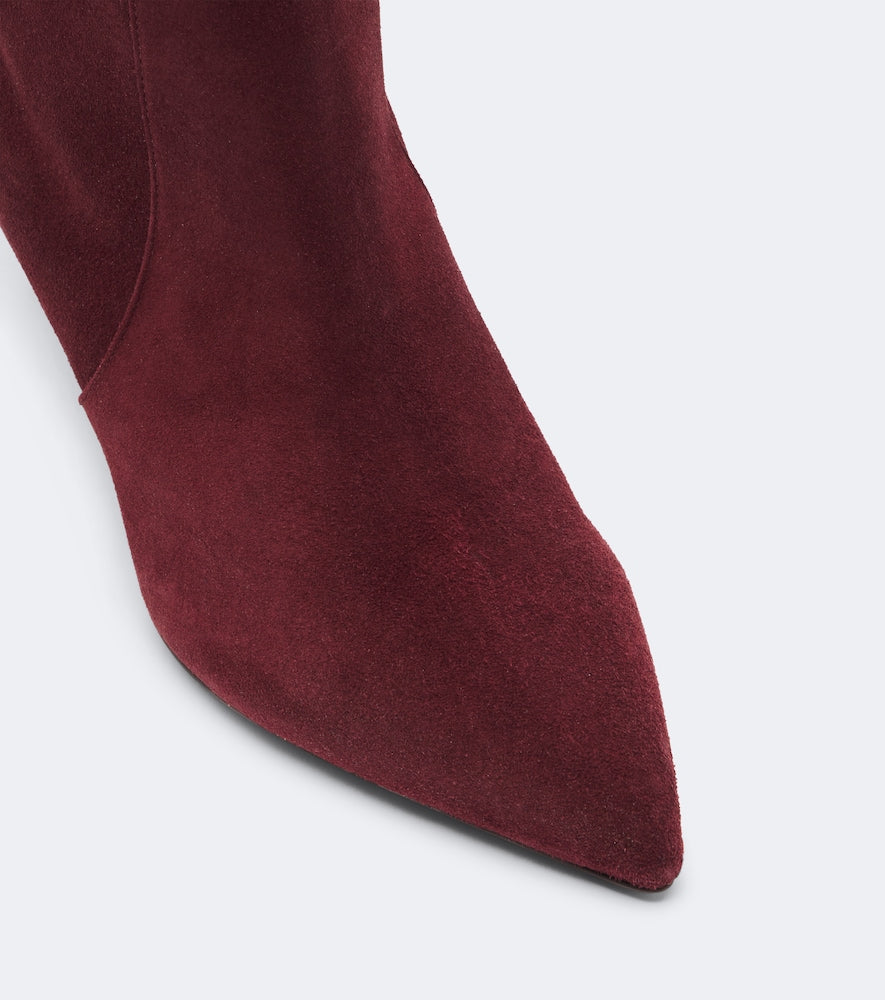Paris Texas Stiletto suede knee-high boots