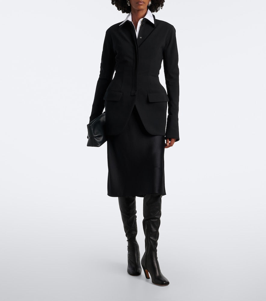 Le Monde Beryl Mica over-the-knee leather boots