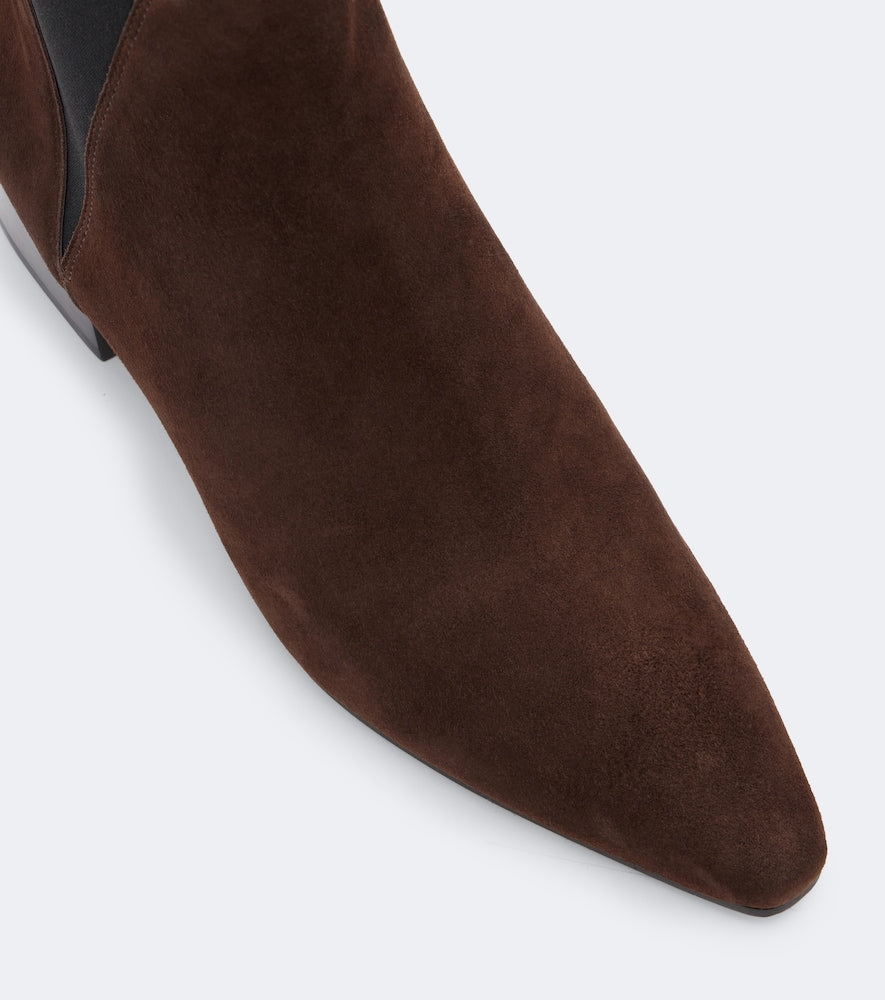 Veronica Beard Astra suede Chelsea boots