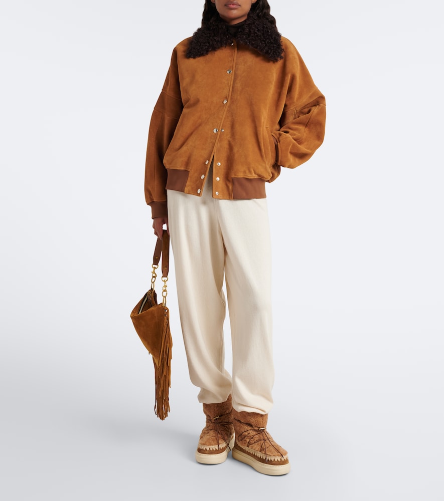 Mou Sneaker Bold shearling ankle boots (Brown) - Flat Boots