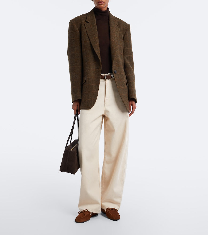 Brown Aeyde Jasper shearling-lined suede boat shoes - Loafers