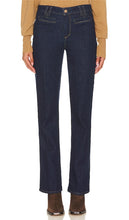 PAIGE High Rise Manhattan Boot in Blue