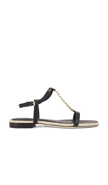PAIGE Rumi Sandal in Black | Black Black Sandals for Women