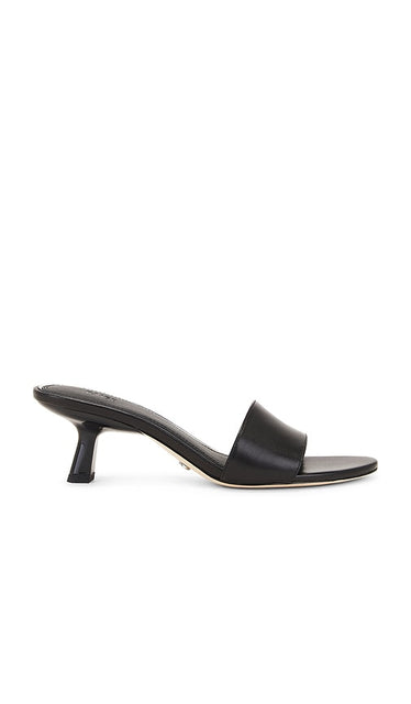 PAIGE Fallyn Sandal in Black | Black Heeled Sandals for Women