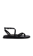 PAIGE Zana Sandal in Black | Black Strappy Sandals for Women