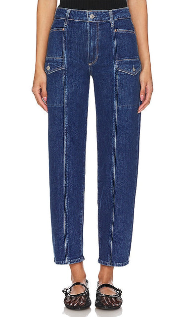 PAIGE Alexis Cargo in Blue - PAIGE Alexis Cargo en bleu - PAIGE Alexis Cargo 蓝色 - PAIGE Alexis Cargo in Blau - PAIGE Alexis 카고 블루 색상 - PAIGE Alexis Cargo in blu