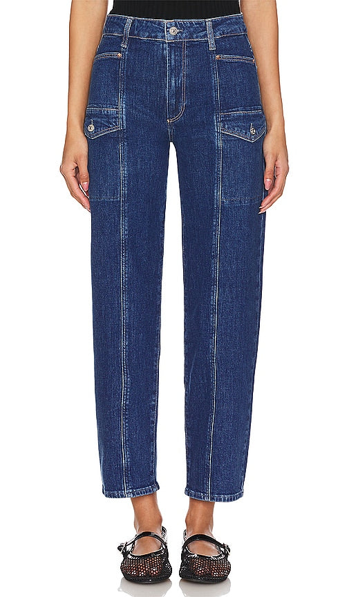 PAIGE Alexis Cargo in Blue - PAIGE Alexis Cargo en bleu - PAIGE Alexis Cargo 蓝色 - PAIGE Alexis Cargo in Blau - PAIGE Alexis 카고 블루 색상 - PAIGE Alexis Cargo in blu