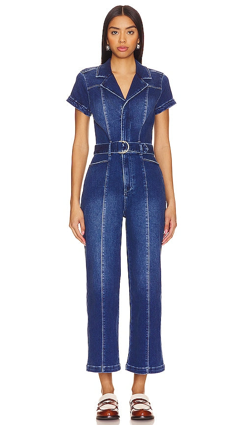 PAIGE Anessa Jumpsuit in Blue - PAIGE Combinaison Anessa en Bleu - PAIGE Anessa 蓝色连身裤 - PAIGE Anessa Overall in Blau - PAIGE Anessa 점프수트 블루 색상 - Tuta PAIGE Anessa in blu