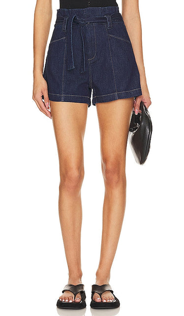 PAIGE Anessa Short in Blue - PAIGE Short Anessa en Bleu - PAIGE Anessa 蓝色短裤 - PAIGE Anessa Short in Blau - PAIGE Anessa 쇼츠 블루 색상 - PAIGE Anessa Short in blu
