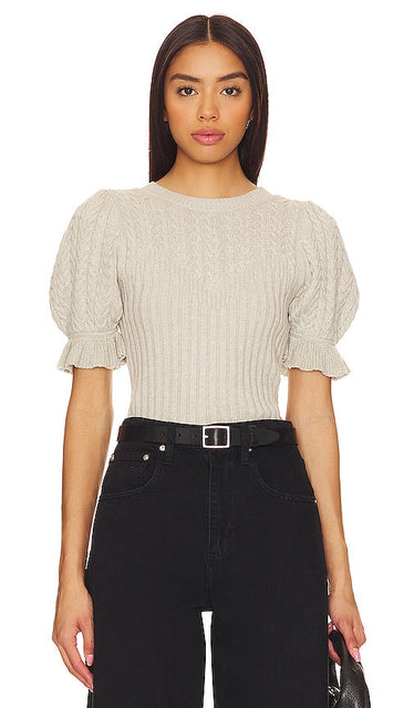 PAIGE Ansa Sweater Top in Sage