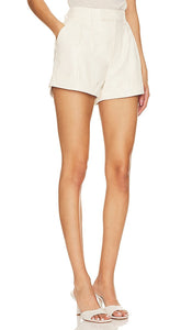 PAIGE Bistro Short in Ivory