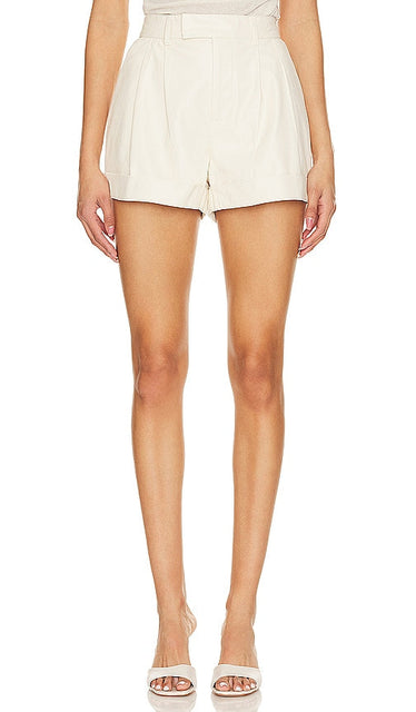 PAIGE Bistro Short in Ivory - Short Bistro PAIGE en ivoire - PAIGE Bistro 象牙色短裤 - PAIGE Bistro Short in Elfenbein - PAIGE Bistro 쇼츠 아이보리 색상 - PAIGE Bistro Short in avorio