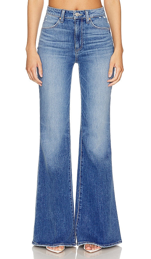 PAIGE Charlie Flare in Blue - PAIGE Charlie Flare en Bleu - PAIGE Charlie Flare 蓝色 - PAIGE Charlie Flare in Blau - PAIGE 찰리 플레어 블루 색상 - PAIGE Charlie Flare in blu