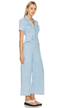 PAIGE Harper Ankle Jumpsuit in Denim-Light