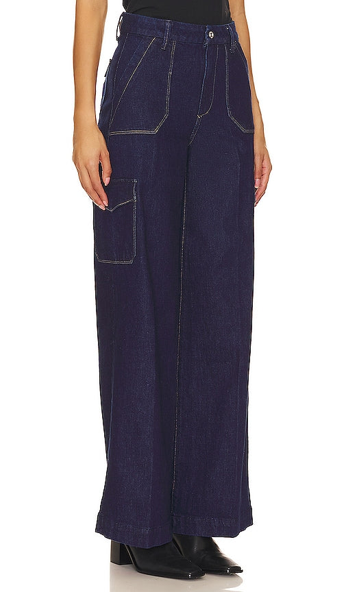 PAIGE Harper Wide Leg in Blue