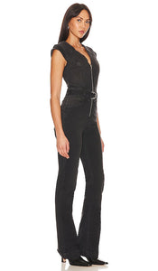 PAIGE Laurel Canyon Jumpsuit in Black