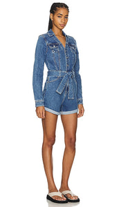 PAIGE Maggy Romper in Blue