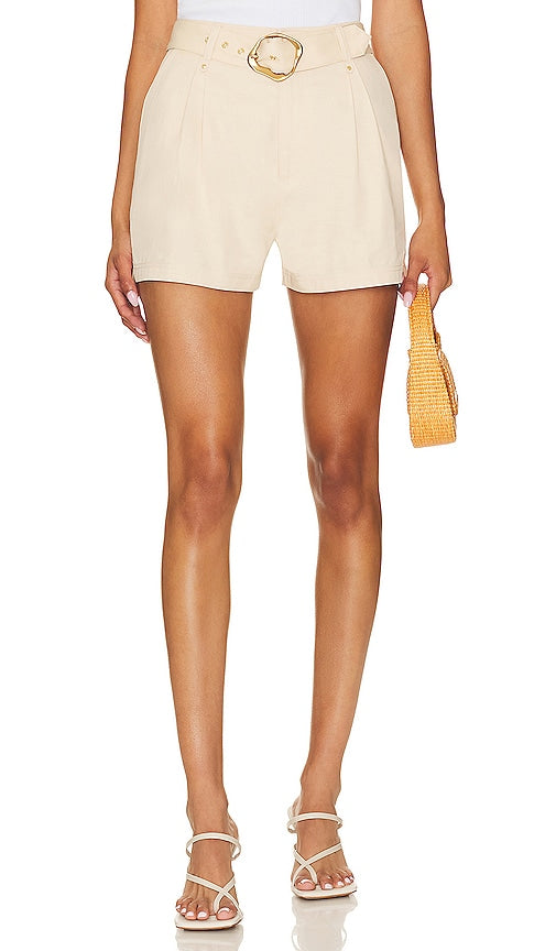 PAIGE Neva Short in Cream - Short PAIGE Neva en crème - PAIGE Neva 奶油色短裤 - PAIGE Neva Short in Creme - PAIGE Neva 쇼츠 - PAIGE Neva corto in crema