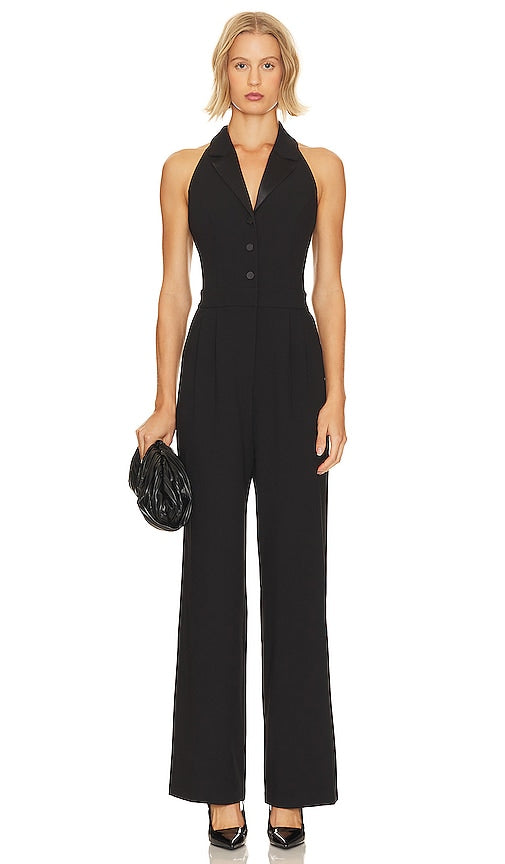 PAIGE Vienna Jumpsuit in Black - Combinaison PAIGE Vienna en noir - PAIGE Vienna 黑色连身裤 - PAIGE Vienna Overall in Schwarz - PAIGE 비엔나 점프수트 - Tuta PAIGE Vienna in nero